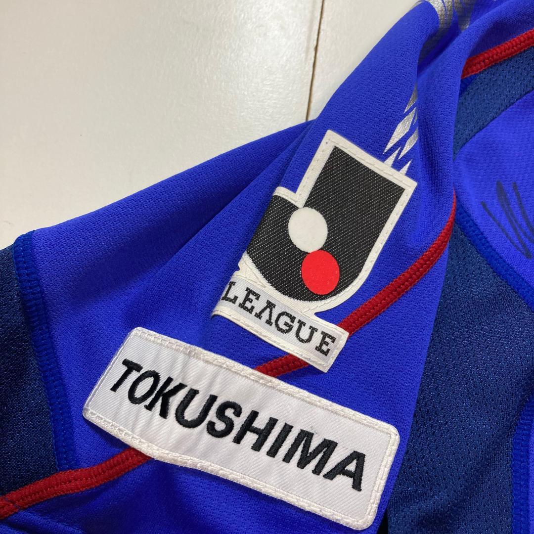 【未使用タグ付き】徳島ヴォルティス　ユニフォーム Mサイズ　MIZUNO　サイン