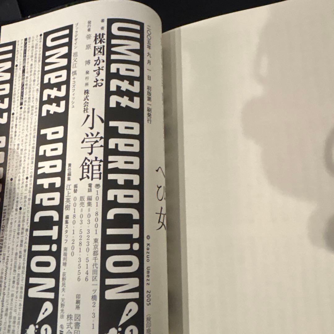 【初版・帯付】楳図かずお パーフェクション PERFECTION 4冊セット