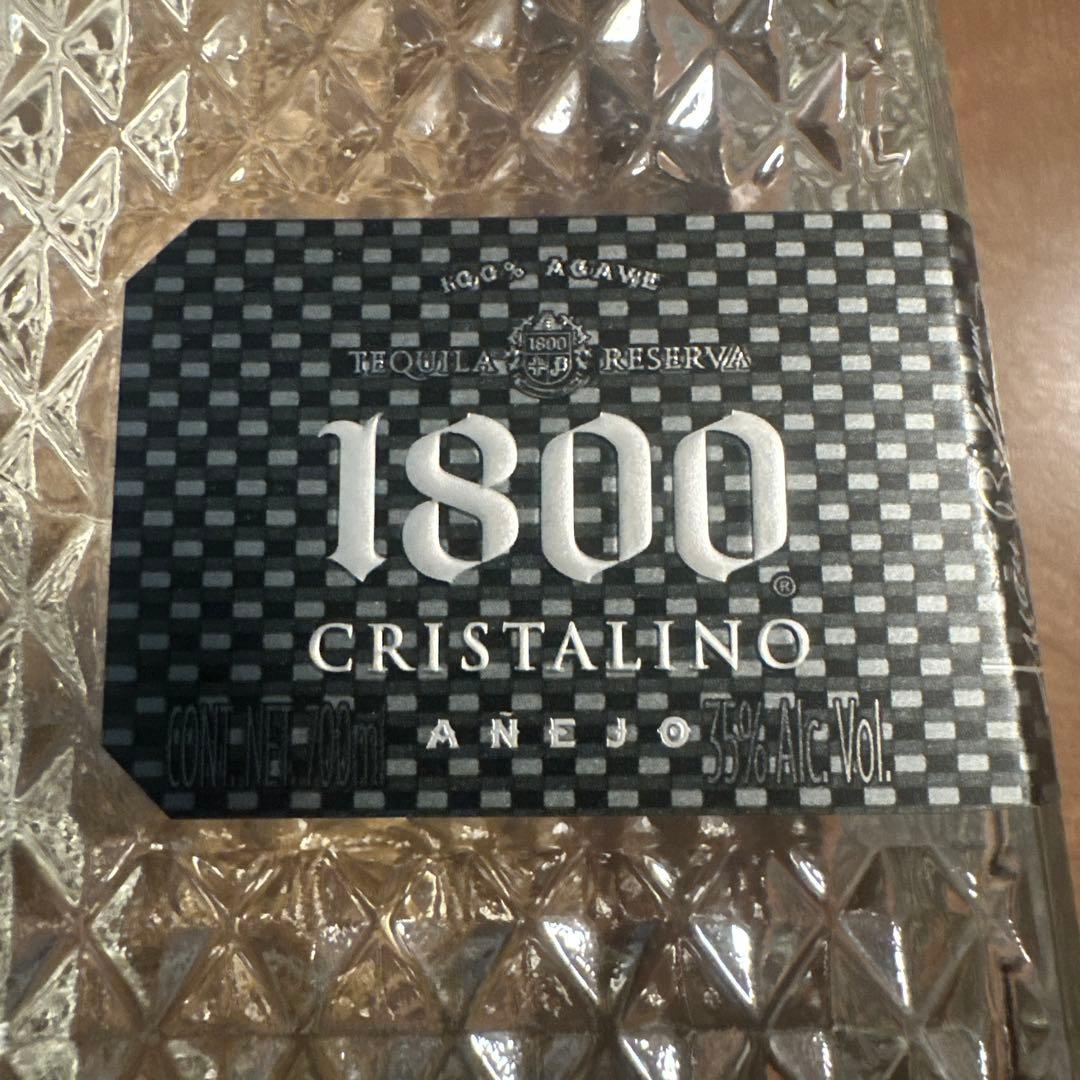 【嫌われ屋】1800 Cristalino Añejo テキーラ 35%
