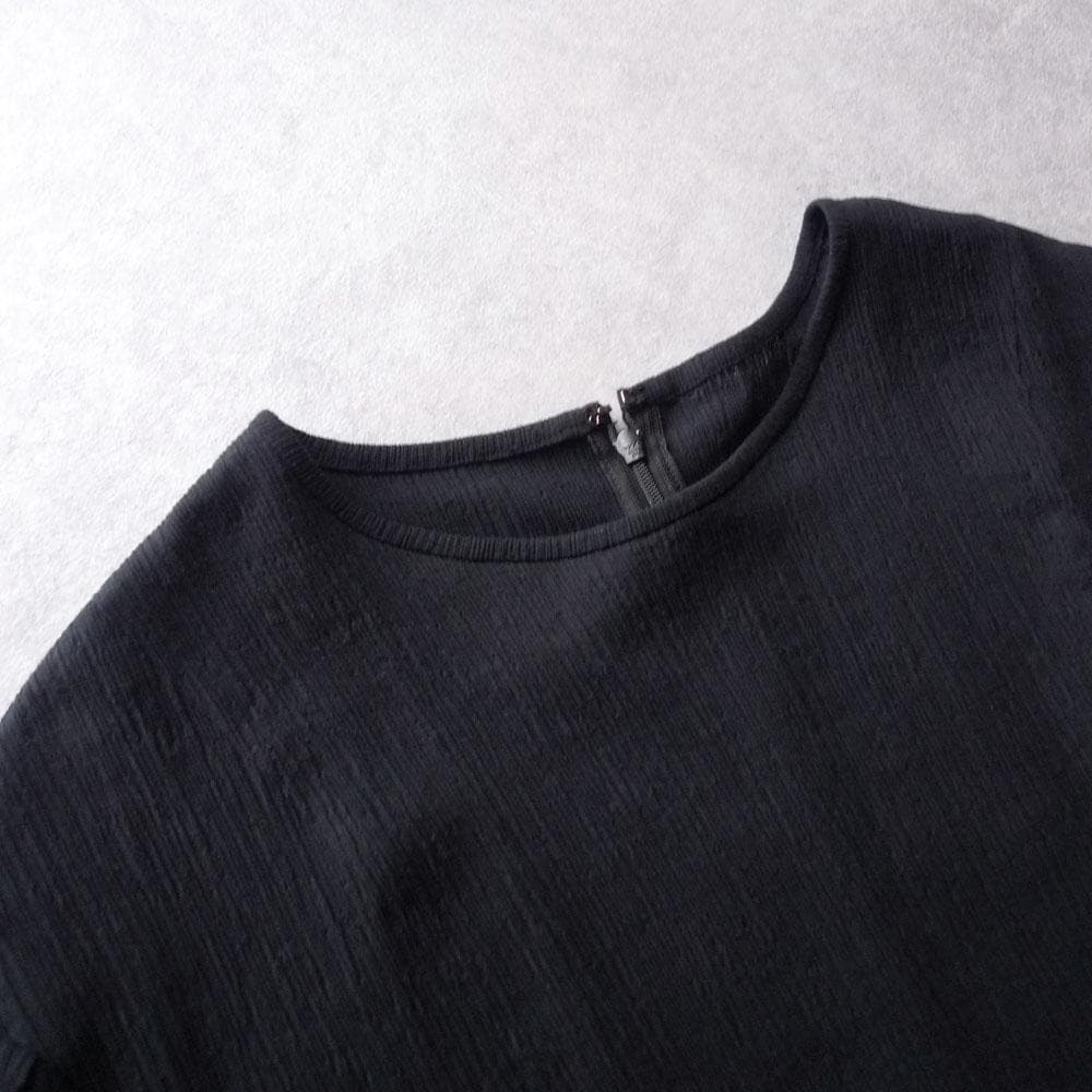▼美品 マルティニーク 3,5万円 ブラックのマキシワンピース C386