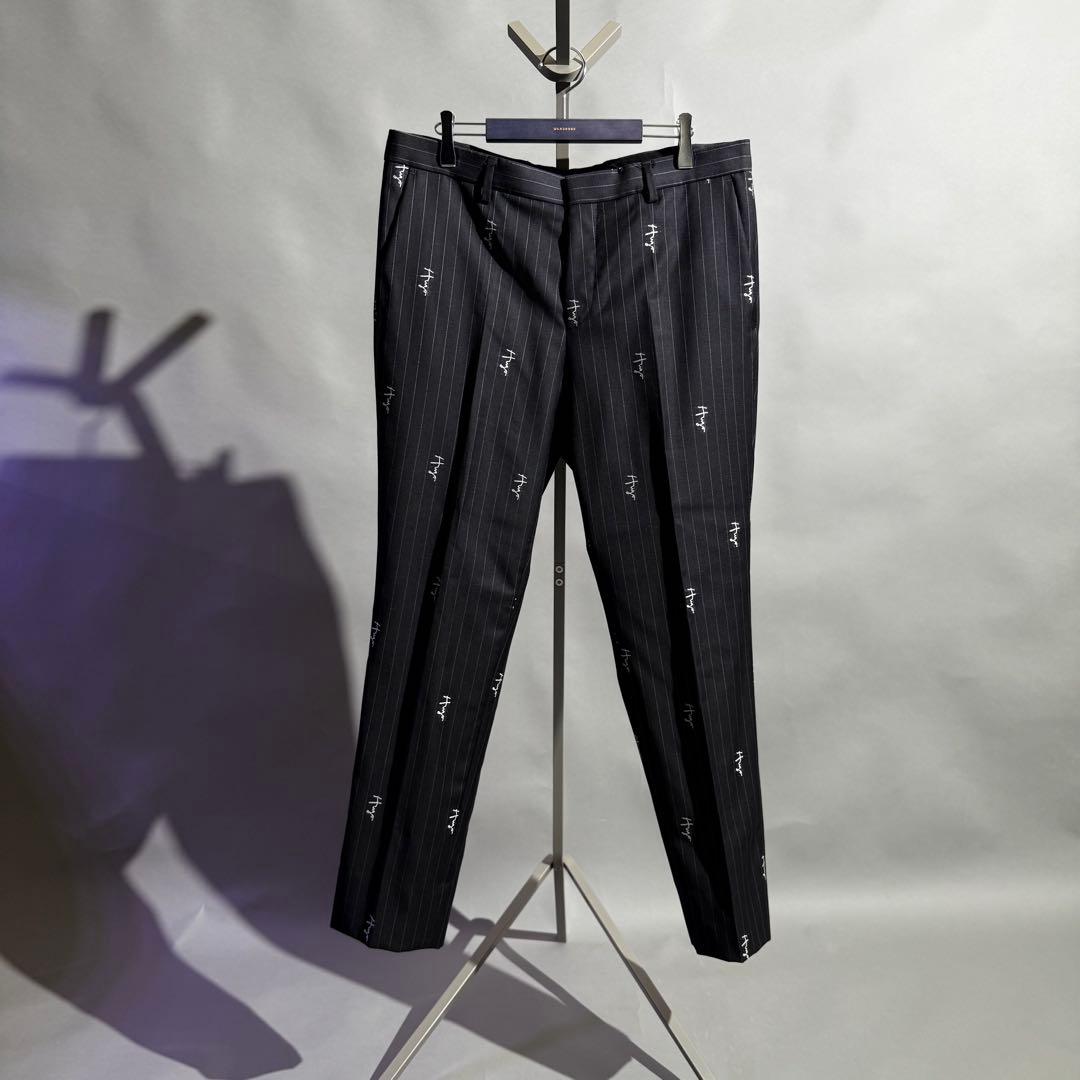 極美品 HUGO BOSS embroidery trousers 48 L相当