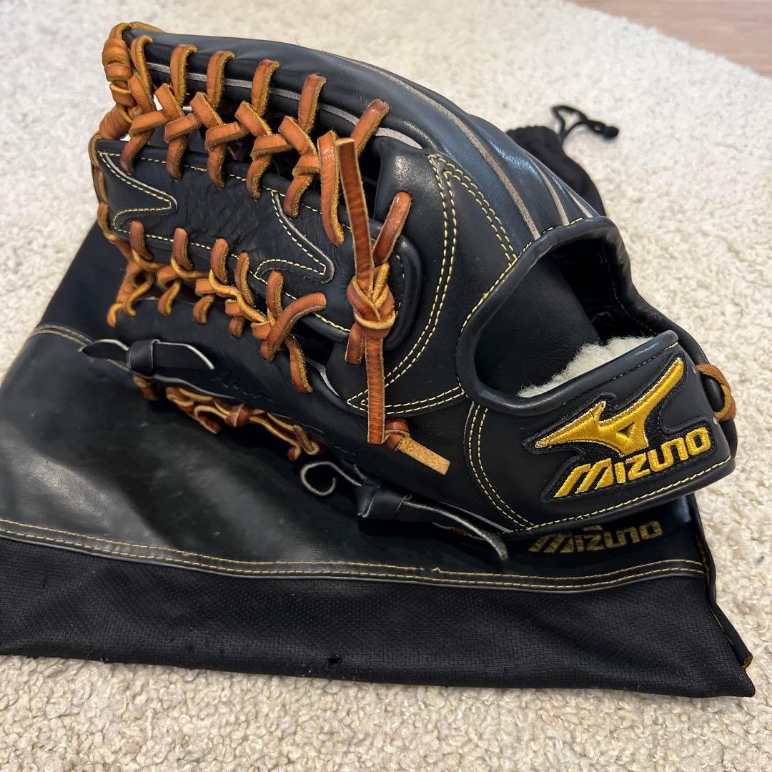 Mizuno 軟式グローブ 黒　ミズノプロ