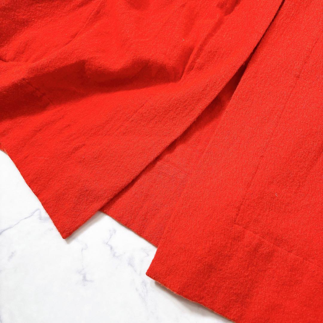 きっこ様　アーツ＆サイエンス ウール ローブカーディガン ガウン 羽織 オレンジ