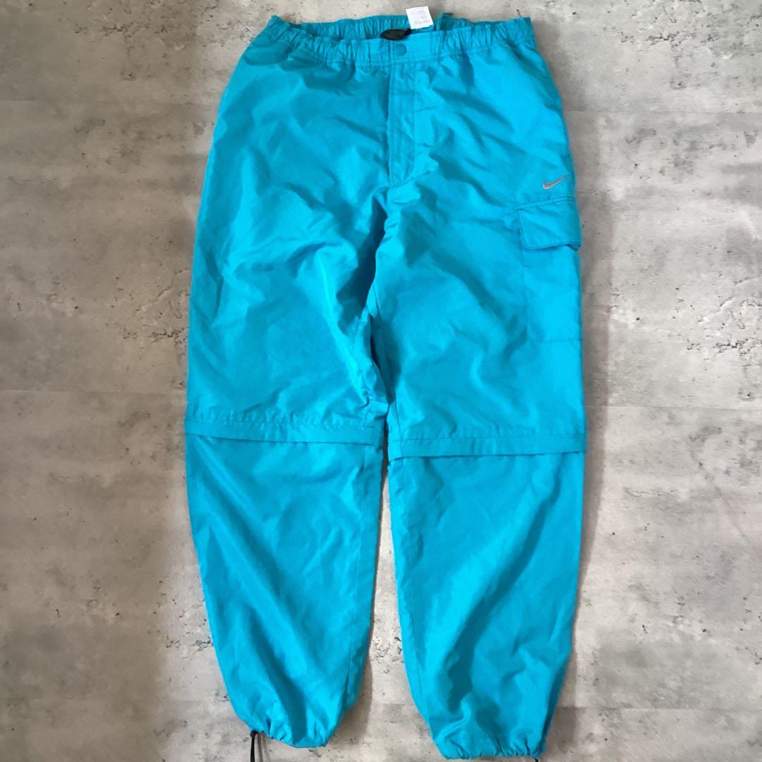 NIKE ナイキ　2way ジャージパンツ ハーフパンツ　ブルー　青