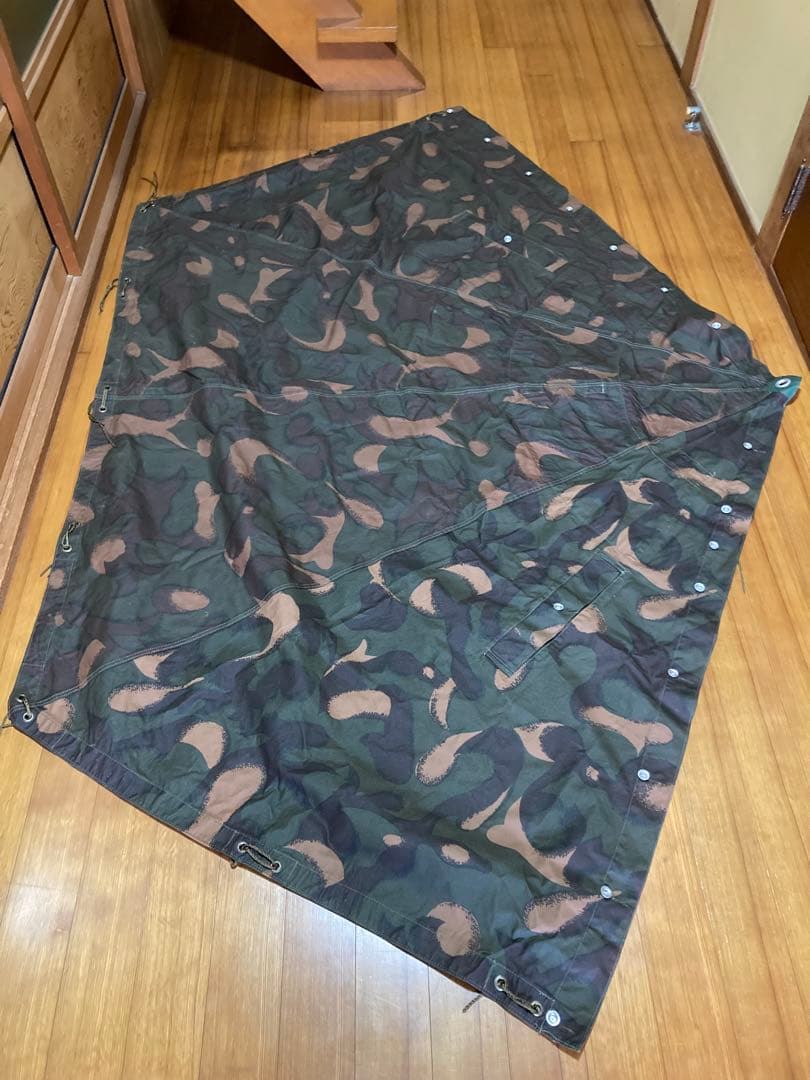 ❗️最終値下❗️ハンガリー軍幕 極美品 デッドストック ハリケーンカモ 2枚