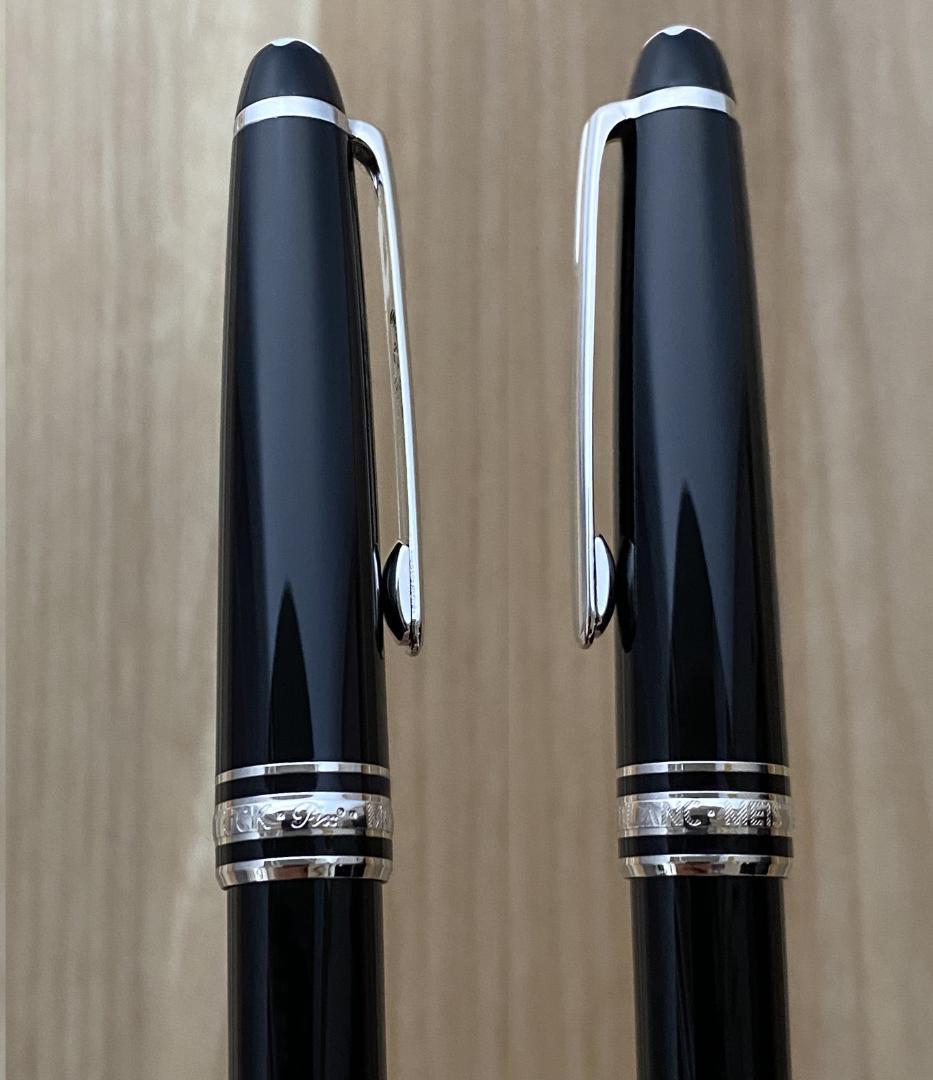 現行品 未使用に近い モンブラン P164 プラチナ クラシック ボールペン