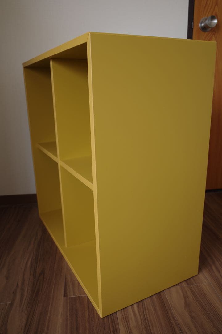【美品 直接引渡可】IKEA 本棚エーケト イエロー