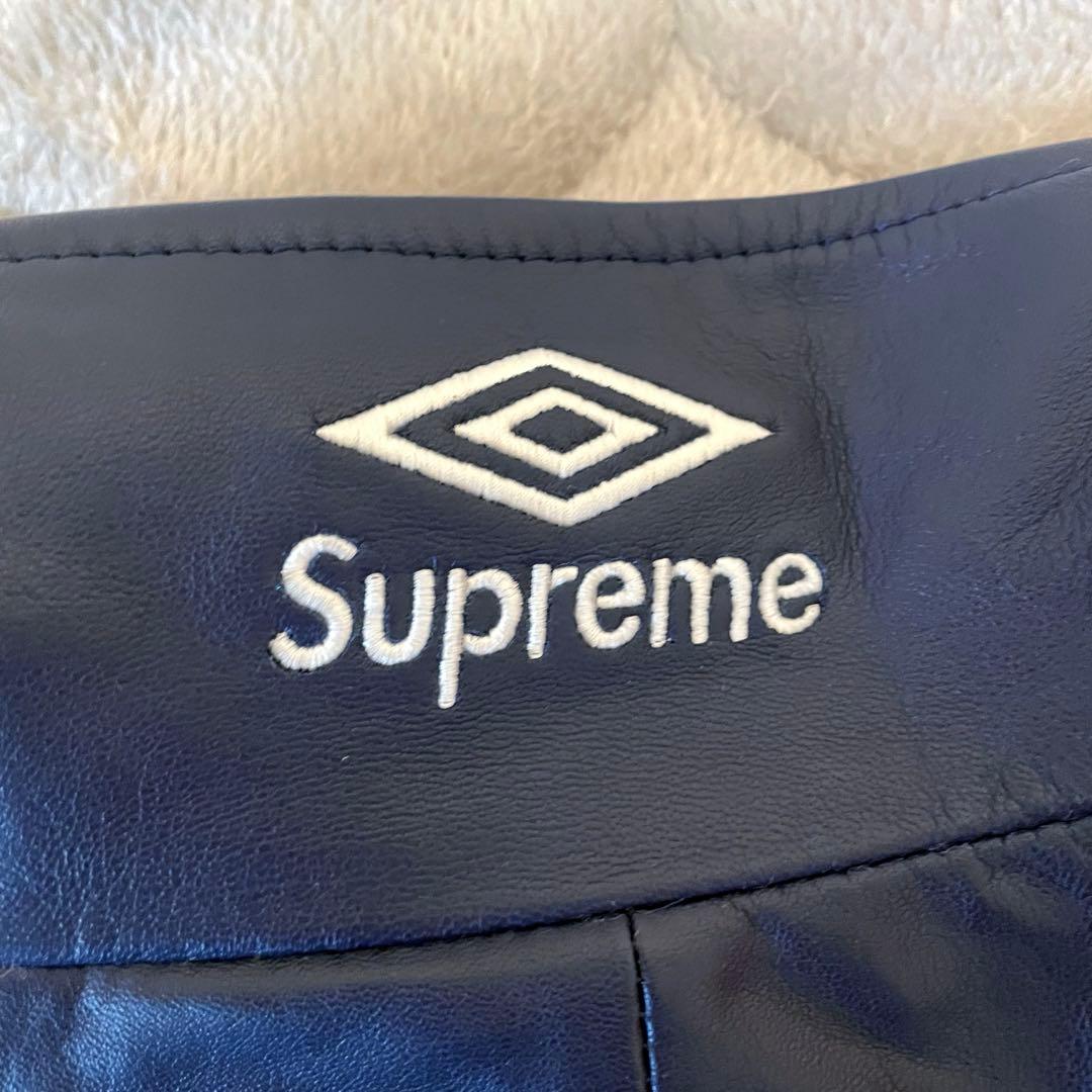 m*7様 Supreme Umbro Leather Track Jacket