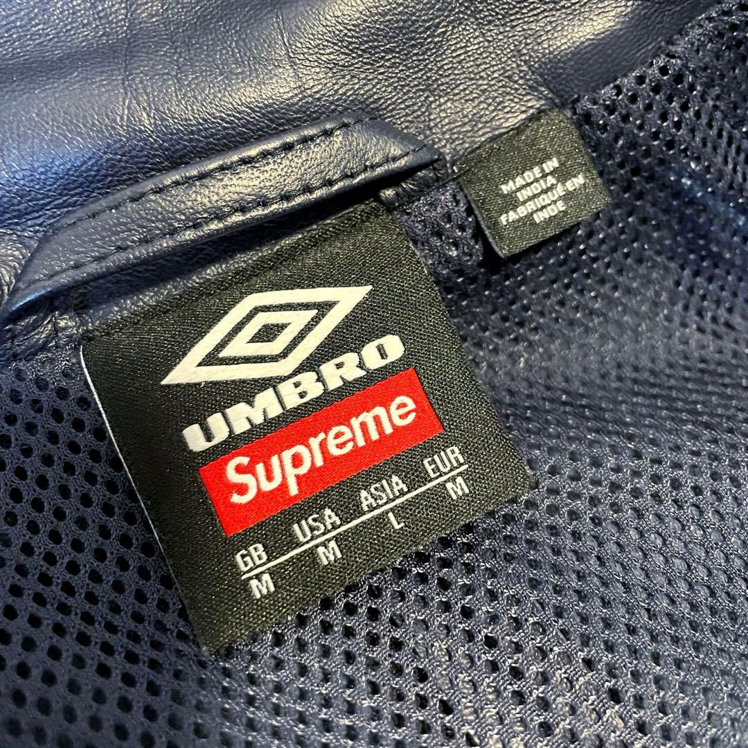 m*7様 Supreme Umbro Leather Track Jacket