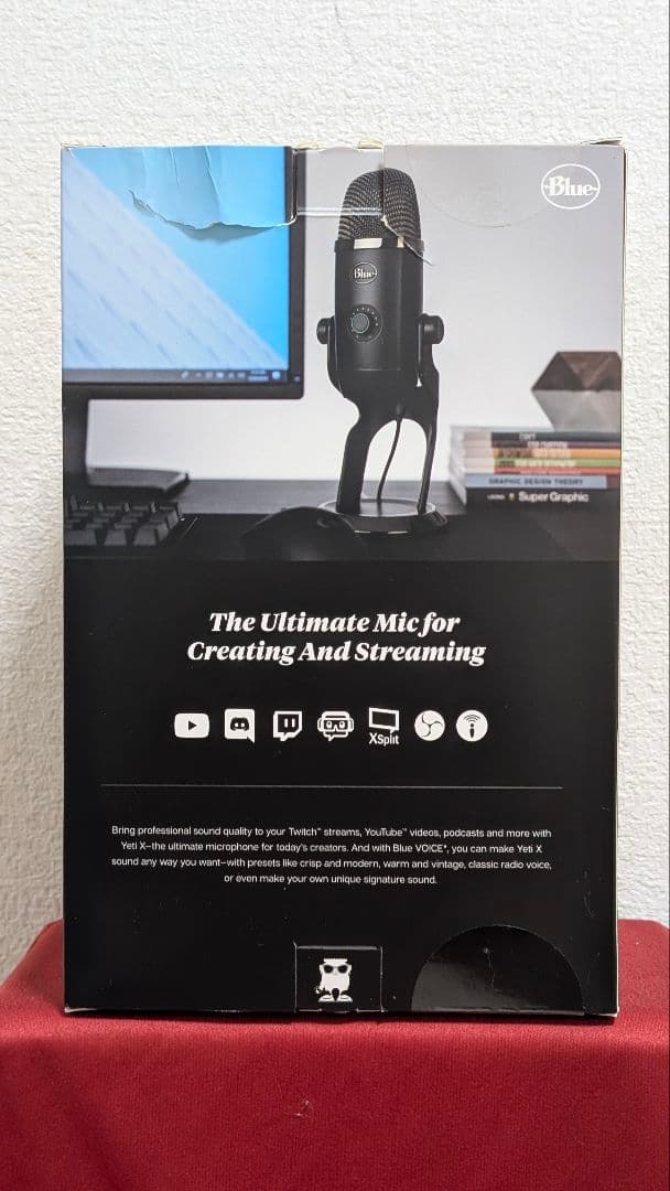Logicool G Blue Yeti X ゲーミングマイク ブラック