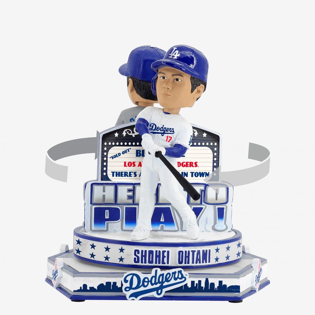 【世界360個限定】大谷翔平 回転式 デュアル ボブルヘッド 二刀流 ドジャース