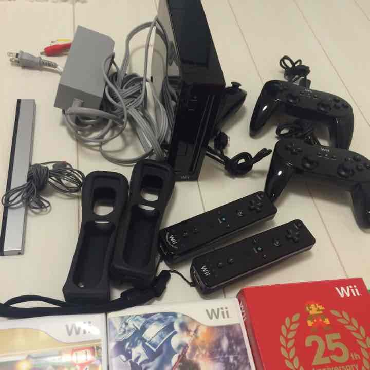 美品❗️Wii 本体 ソフトセット 今すぐ始められる ブラック