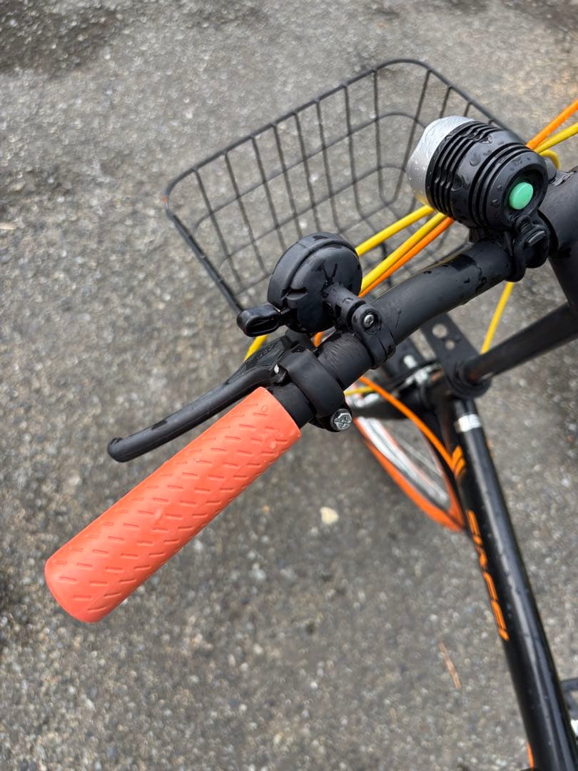 折りたたみ自転車 SIAFEI 20\" ブラック/オレンジ