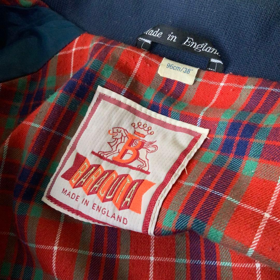 BARACUTA バラクータ G9 ハリントンジャケット 38 ネイビー 英国製