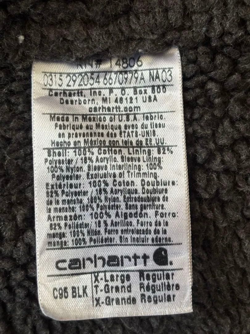 カーハート　Carhartt アクティブジャケット風　古着　アメカジ
