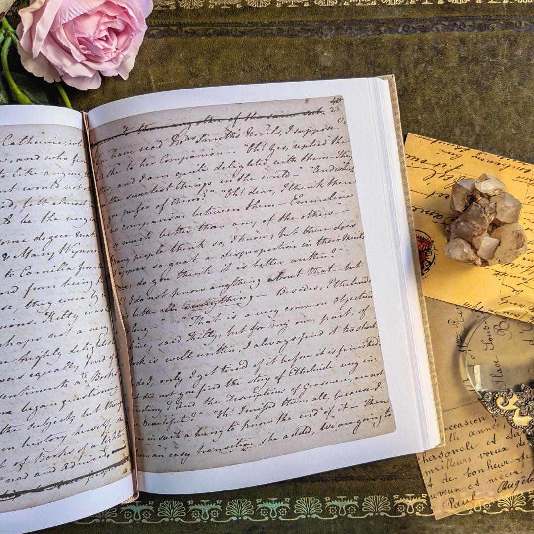 インクの香りまで蘇る！ジェイン・オースティン自筆原稿に触れる至高の一冊　古書洋書