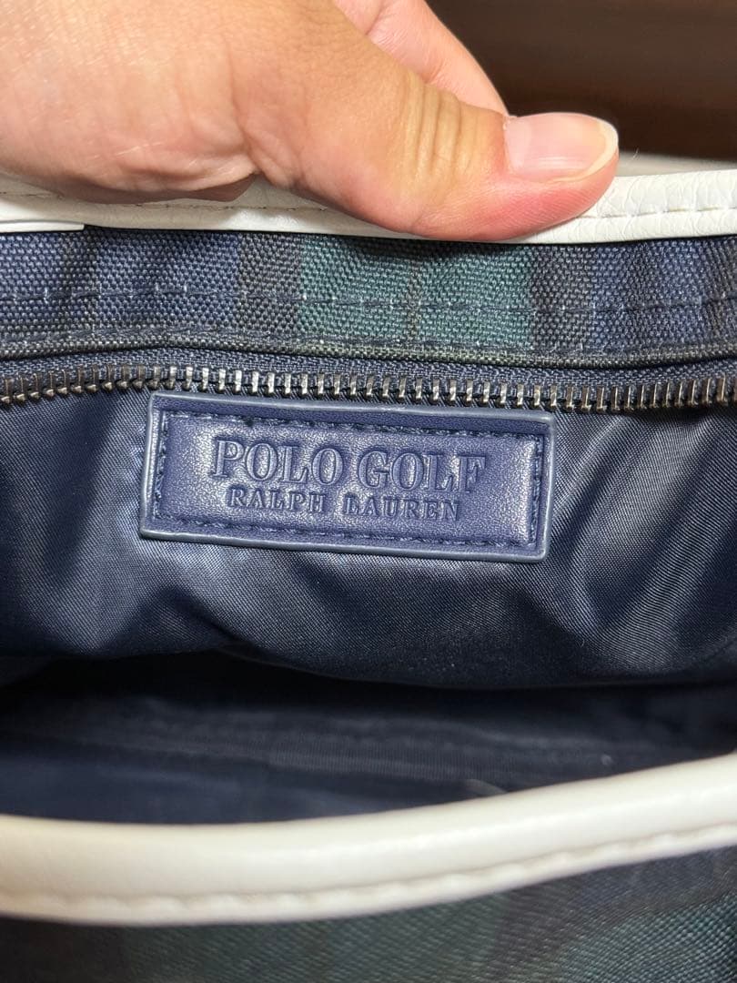 Ralph Lauren POLO GOLF カートバッグ　チェック　2WAY