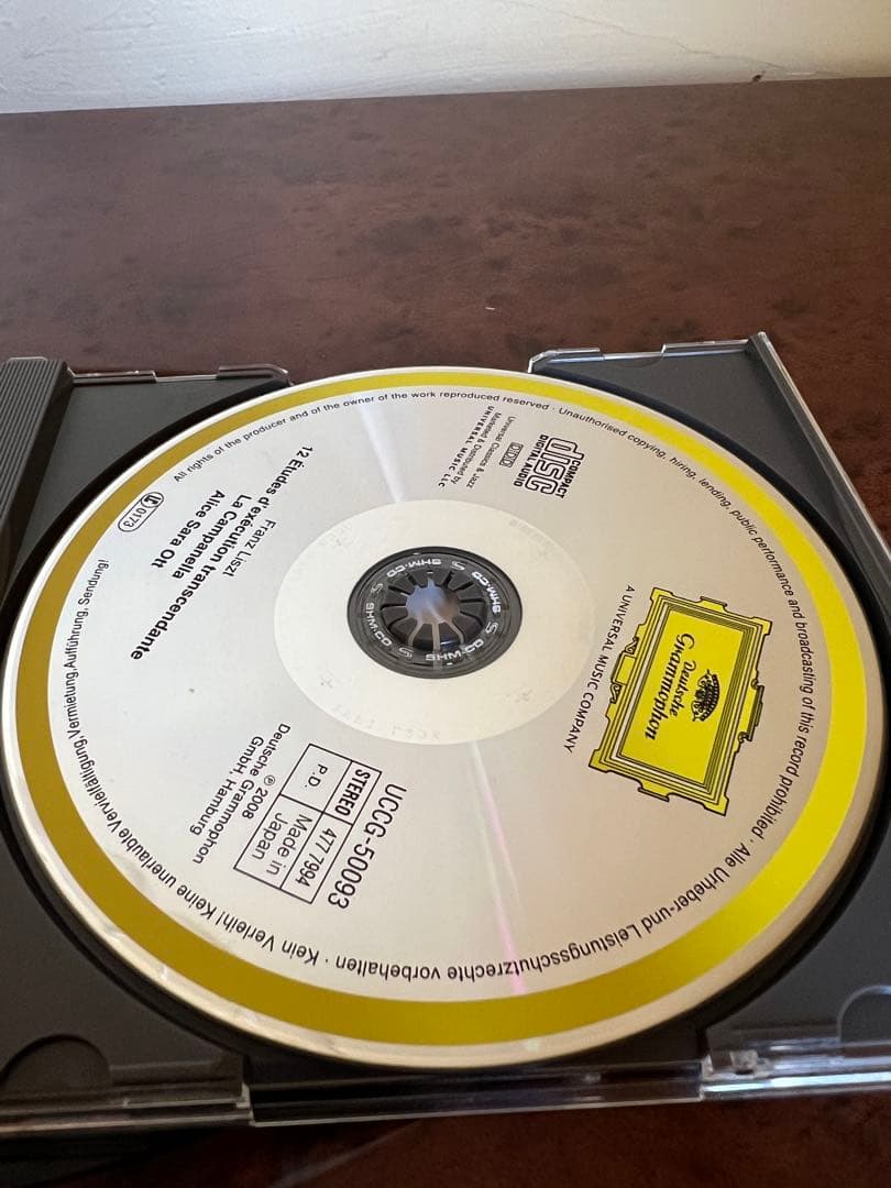 2008年 日本盤 帯付 サイン Liszt 超絶技巧 Ott クラシックCD