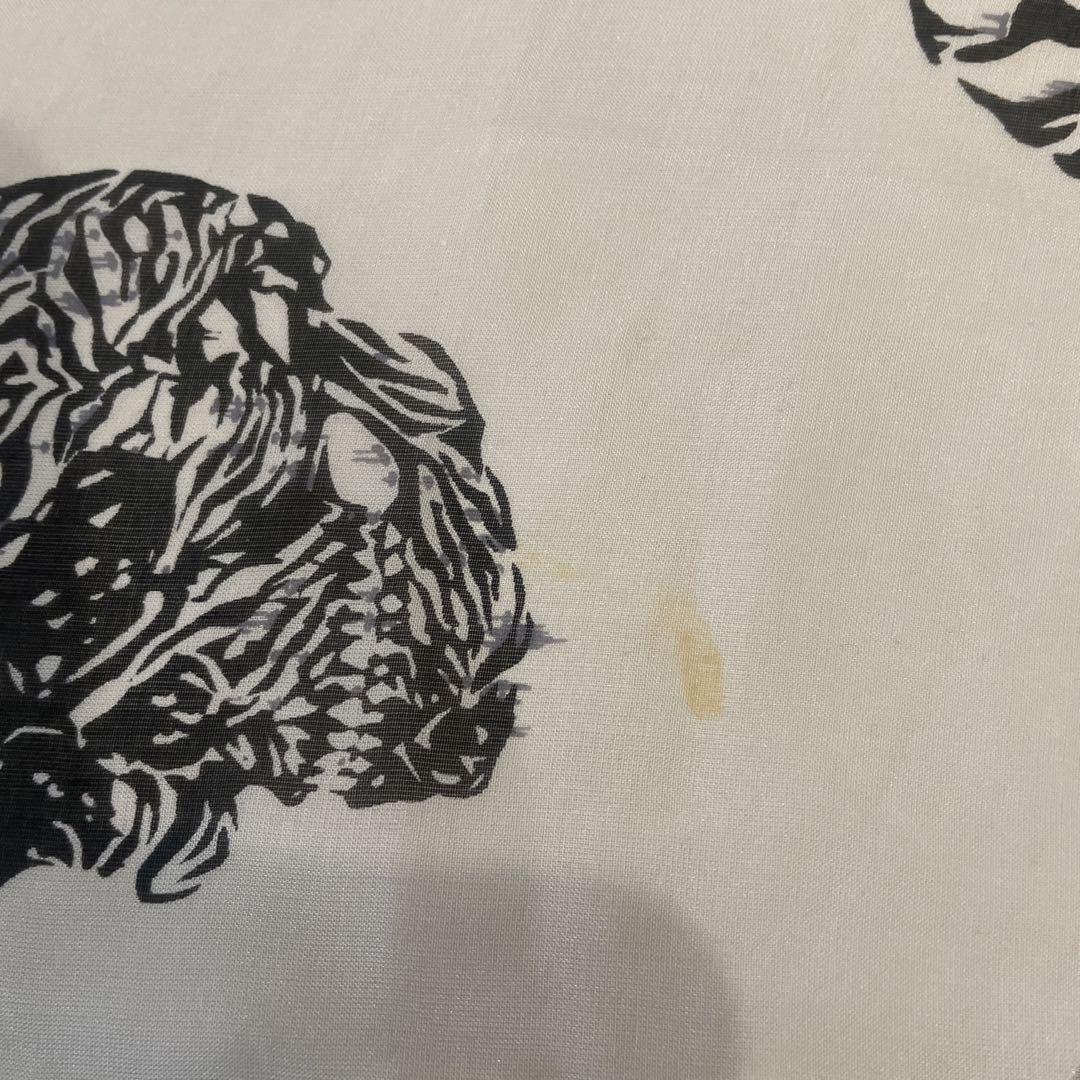 ALEXANDER MCQUEEN 大判シルクスカーフ 約 130×130