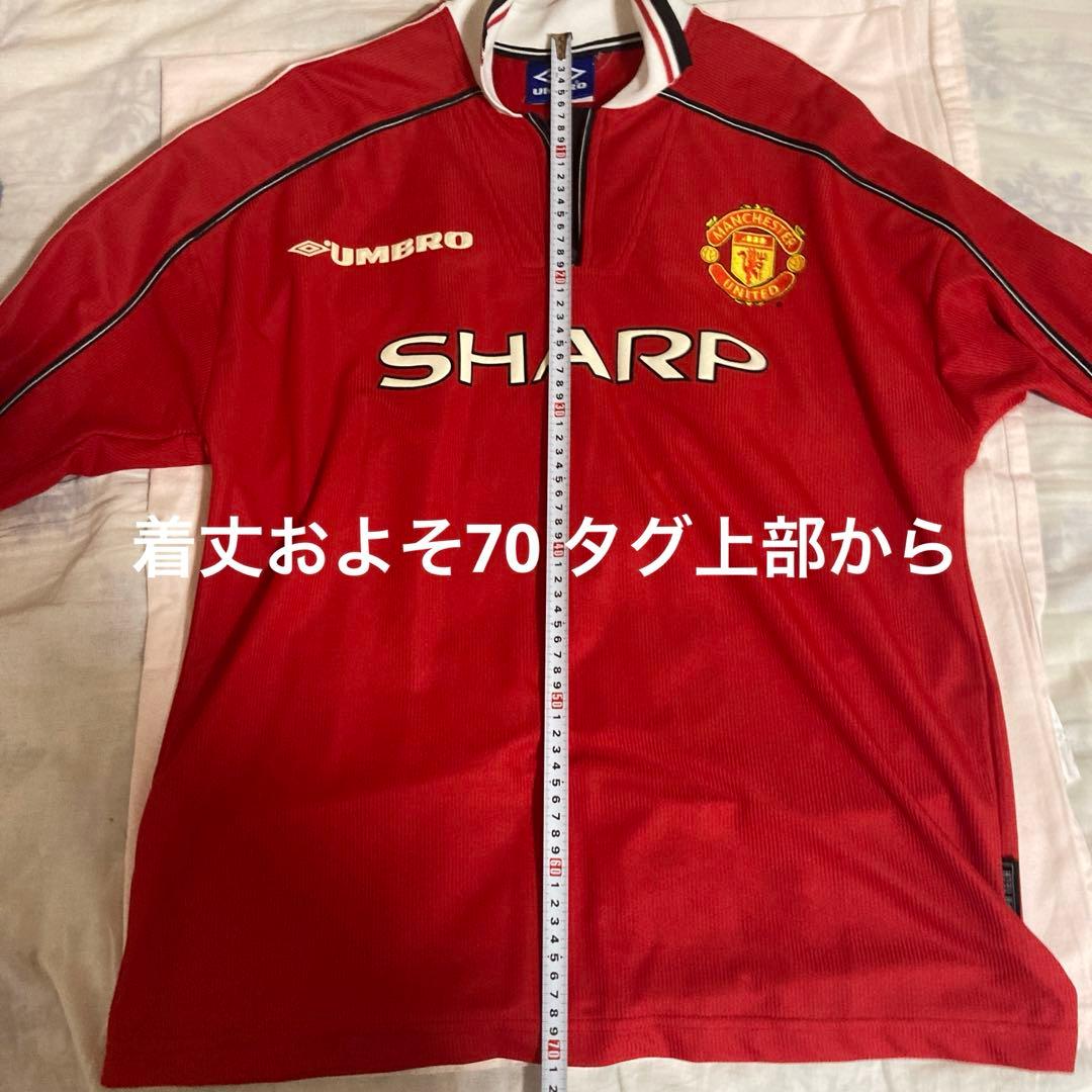 千*い様 【着用済】　マンチェスターU 長袖　ベッカム　7番　98-00 ネーム