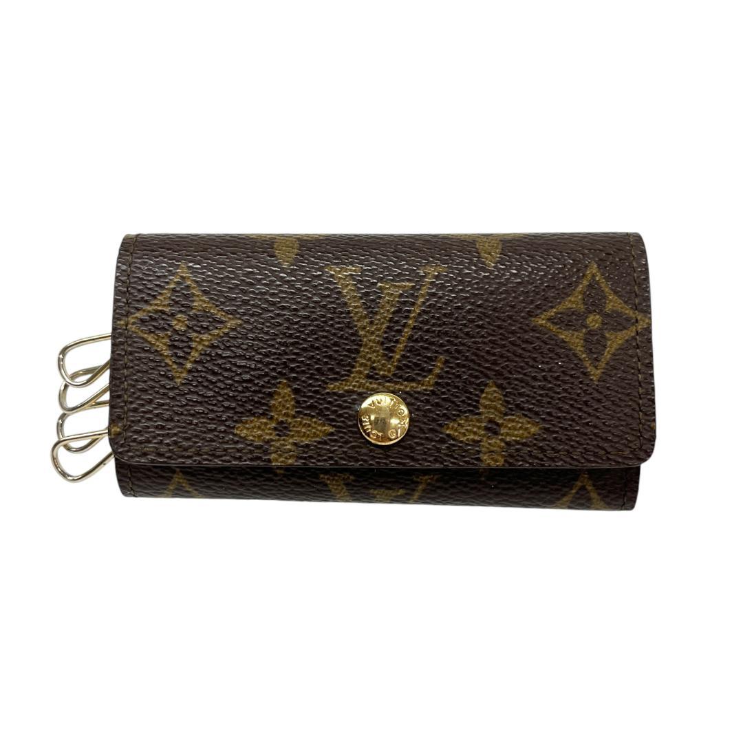 美品 LOUIS VUITTON キーケース 4連 モノグラム ミュルティクレ4
