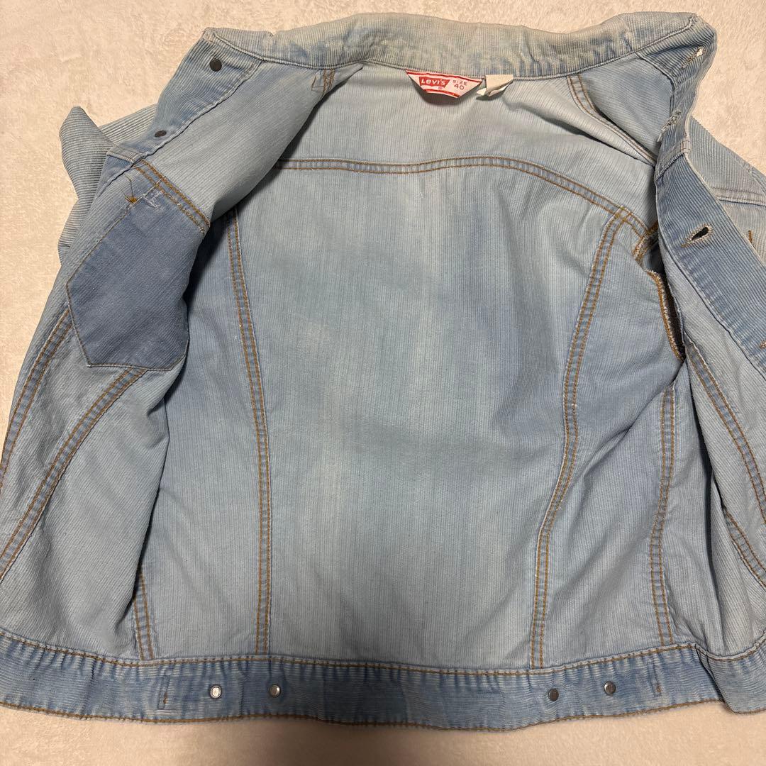 リーバイス　70s アメリカ製　コーデュロイジャケット　40