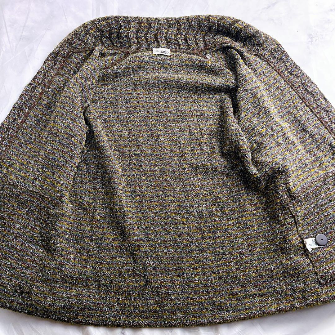 美品✨MISSONI SPORT アルパカ混 ニットジャケット 44 イタリア製