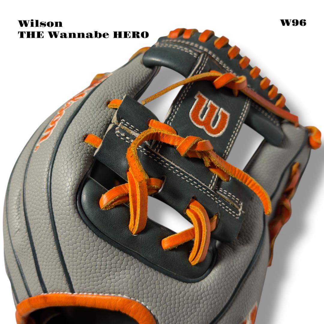 希少品！ Wilson ウィルソン ワナビー 軟式野球 内野手 グローブ グラブ