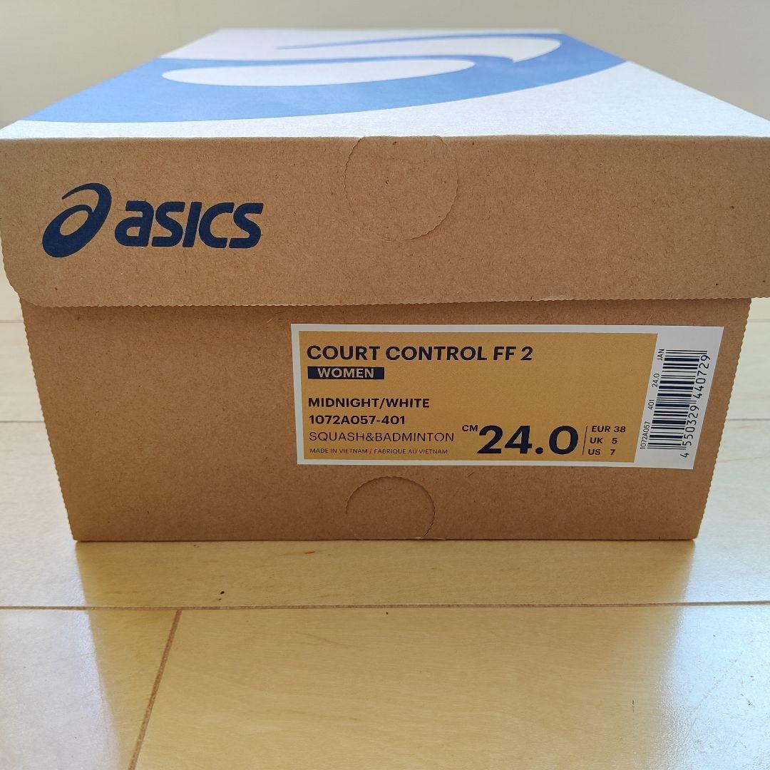 asics　バドミントンシューズ　24.0cm ネイビー