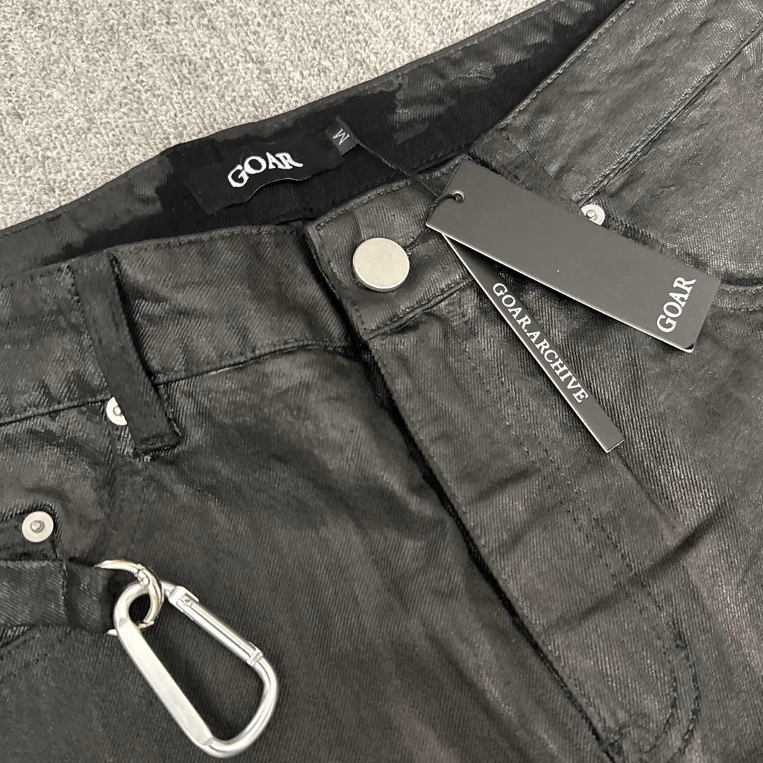 パンツ goar.archive STRAPPED BAGGY OIL PANTS