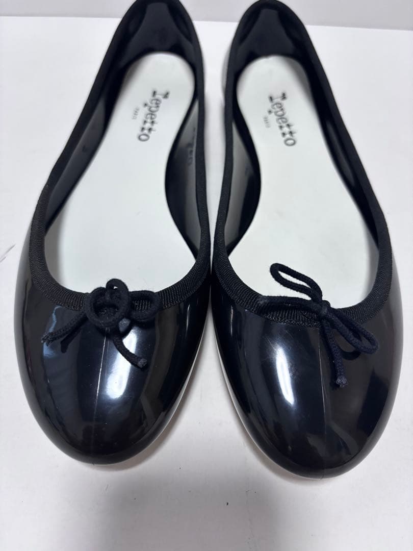 ⭐️美品⭐️ repetto レペット バレエシューズ エナメル フラット 黒 40