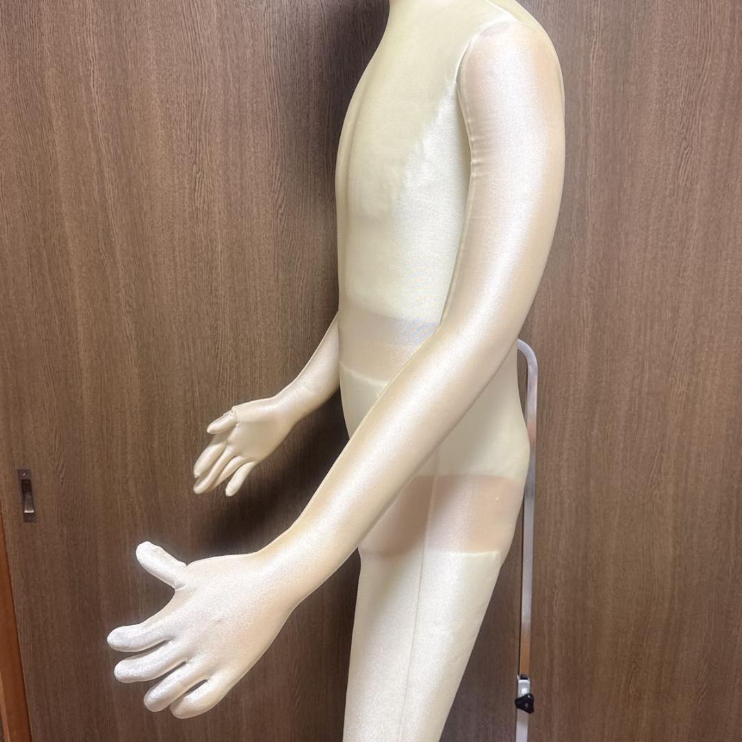 【手渡し／5,000円引】180cm フレキシブルマネキン 男性　土台付き