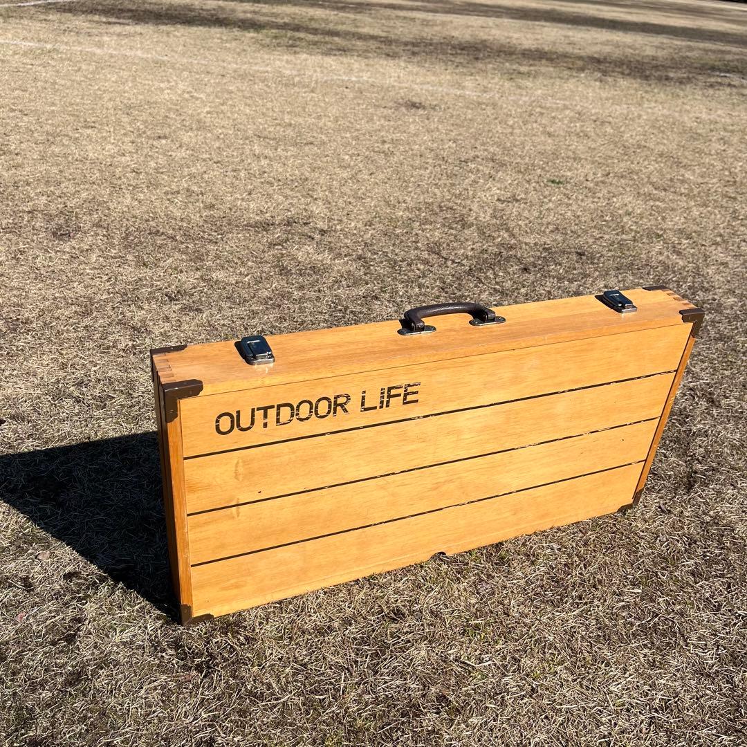 OUTDOOR LIFE テーブルチェアセット