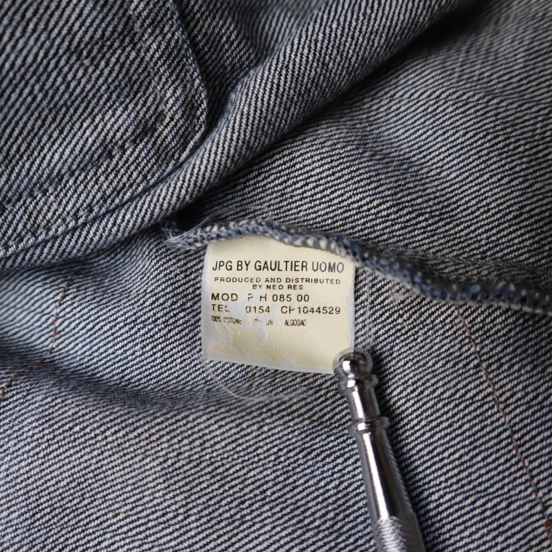 Jean Paul GAULTIER JPG デニムジャケット イタリア製 46