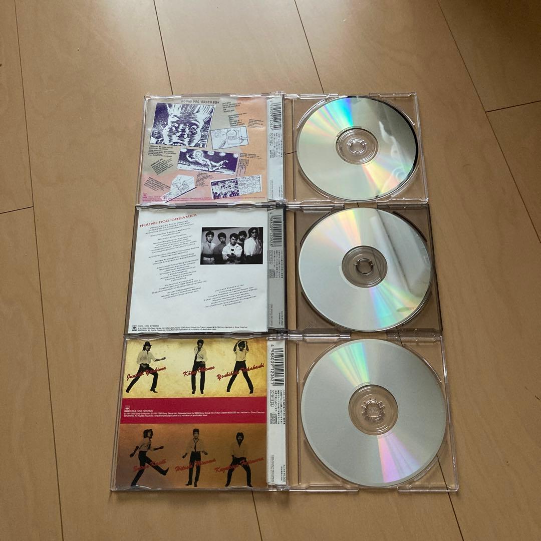 【即購入ok!!】HOUND DOG 廃盤アルバム3タイトルセット