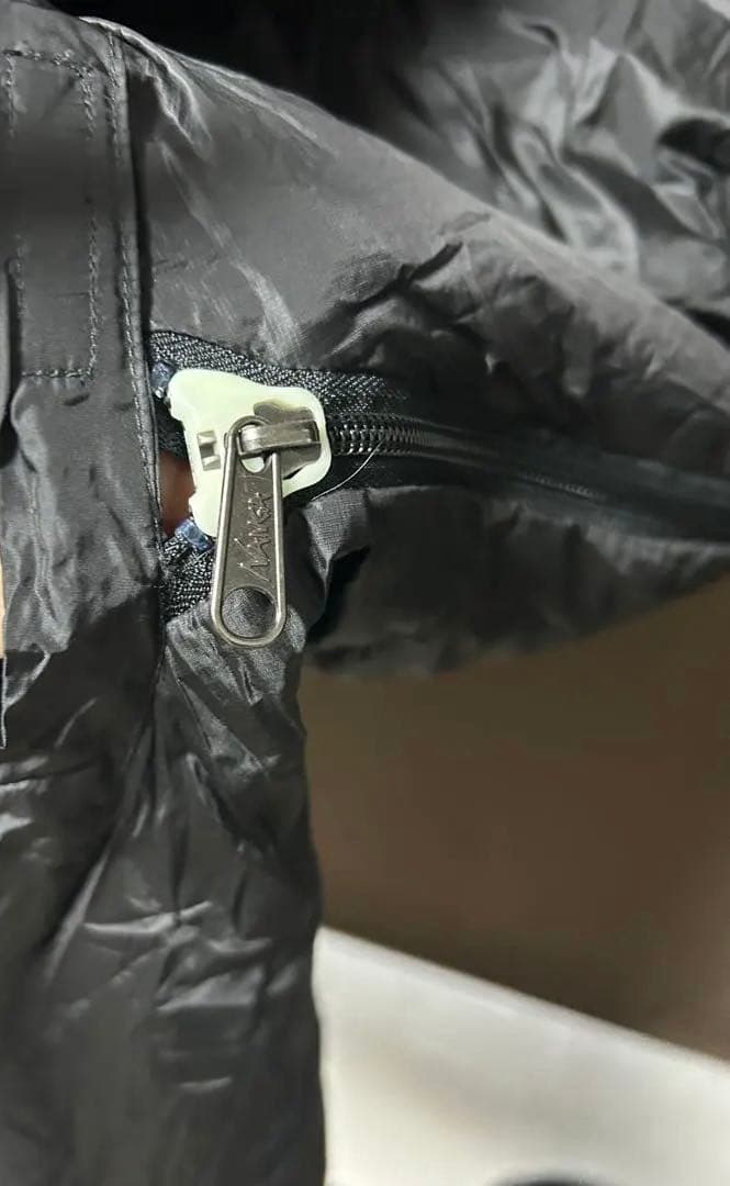美品　NANGA ブラック ダウンシュラフ　370STD 限定モデル