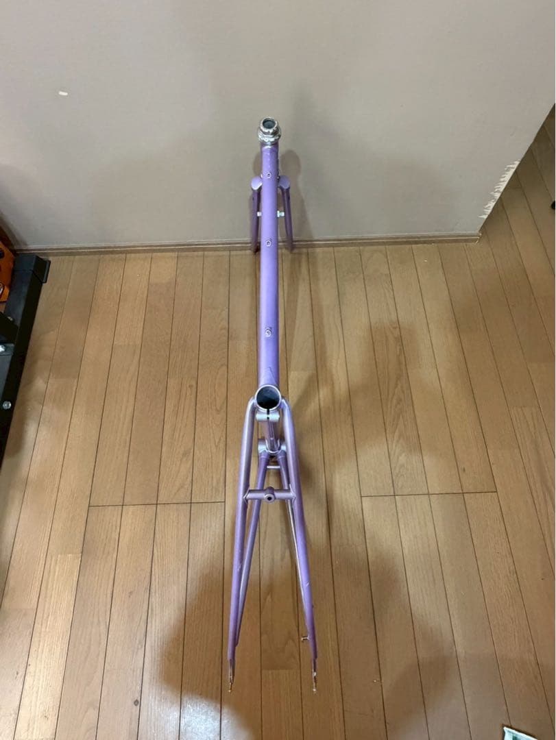 未使用品ビンテージ　ニシキ★クロモリロードフレーム100×126mmランドナー