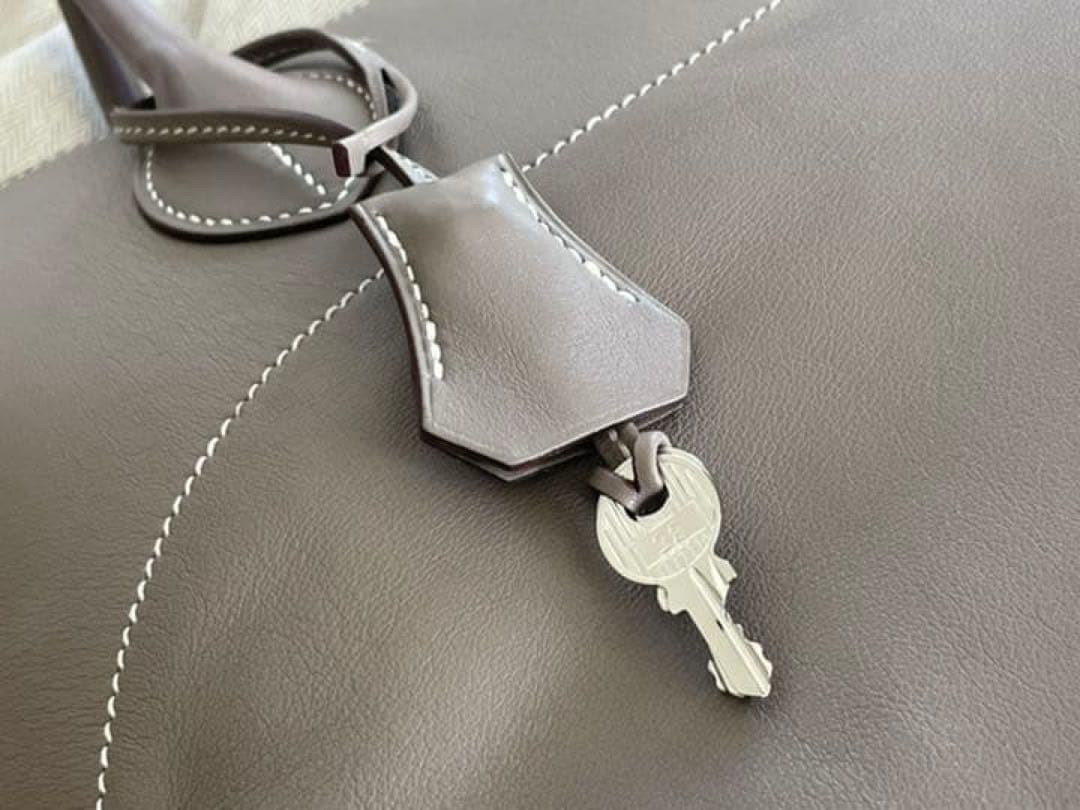 エルメスHERMES★ボリードリラックス35★エトゥープ　グリスーリ