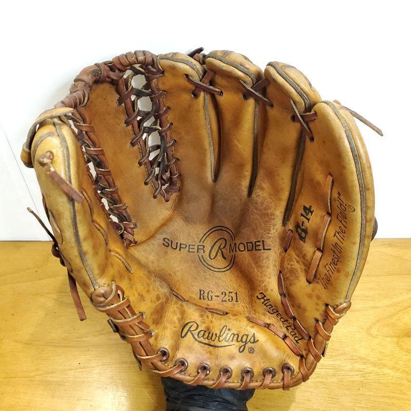 ローリングス 角盈男モデル ビンテージ Rawlings 内野用 軟式グローブ