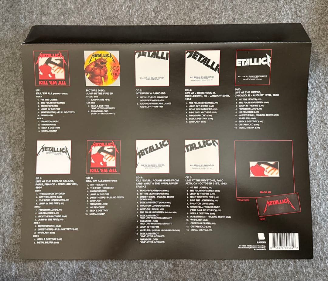 llica/Kill'em All (5CD+4LP+DVD）