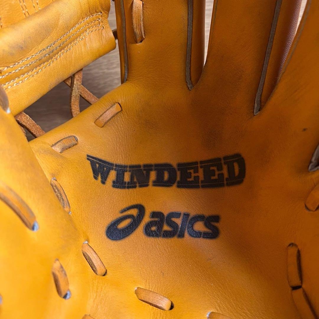 アシックス WINDEED BRG23K 軟式グローブ オレンジ 美品