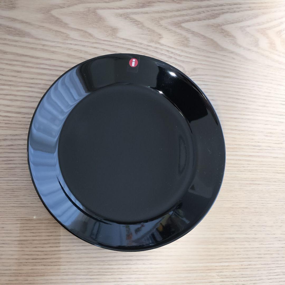 【廃盤色】 TEEMA 17cm プレート 6枚　ブラック
