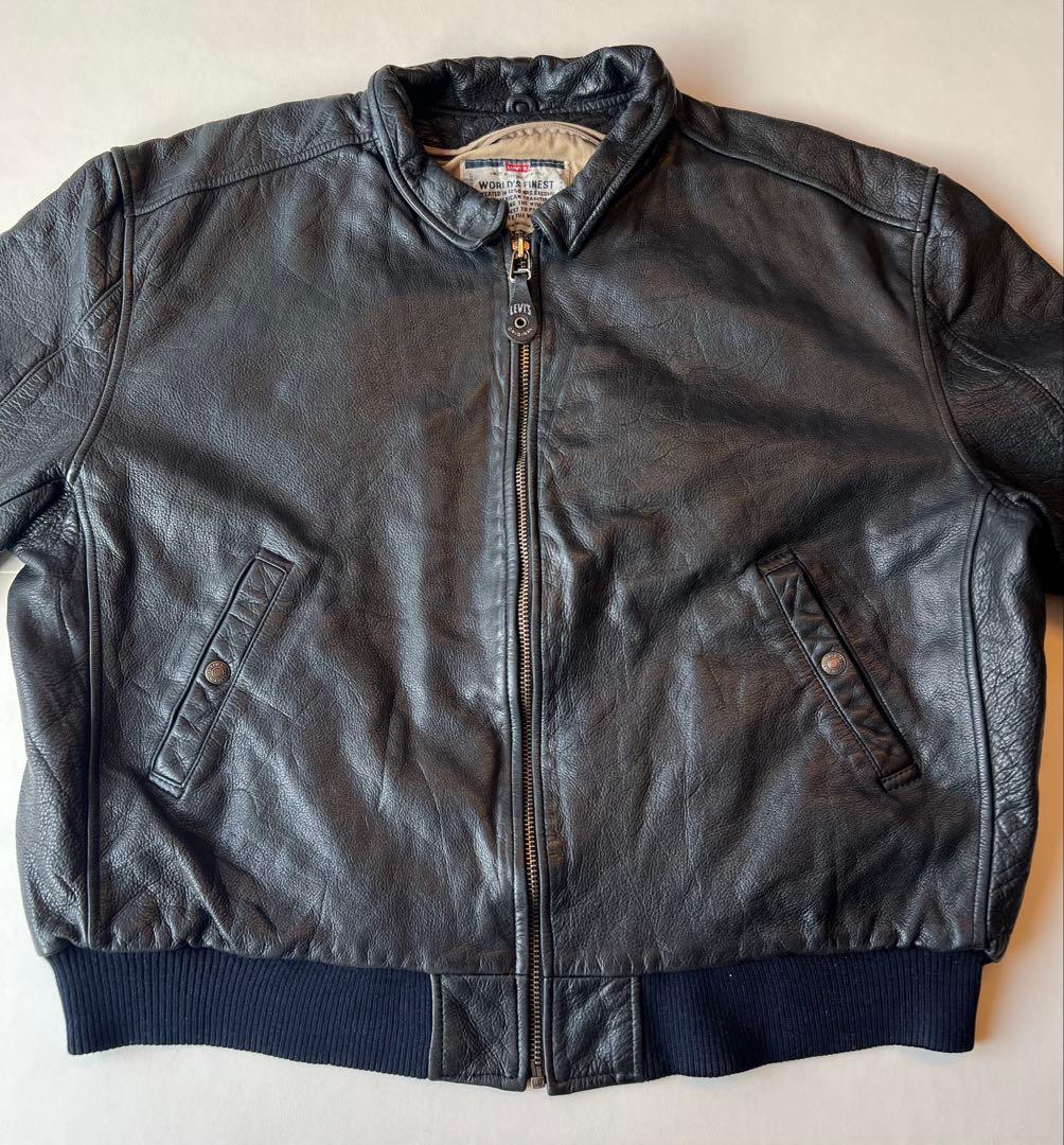 【激レア】Tバック仕様 80's LEVI'S レザージャケット XL