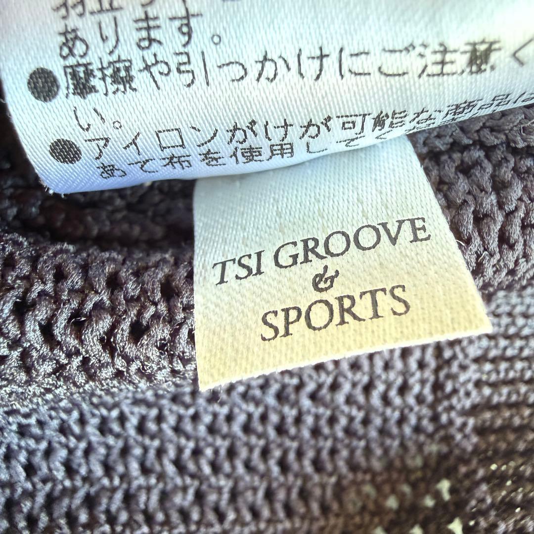 パーリーゲイツ　パーカー　ジャケット　M〜L相当 紺　濃紺　ネイビー　ニット　4