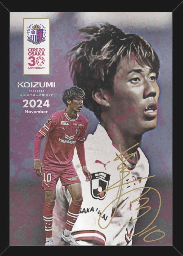 田中駿汰Lサイズセレッソ大阪ユニフォーム