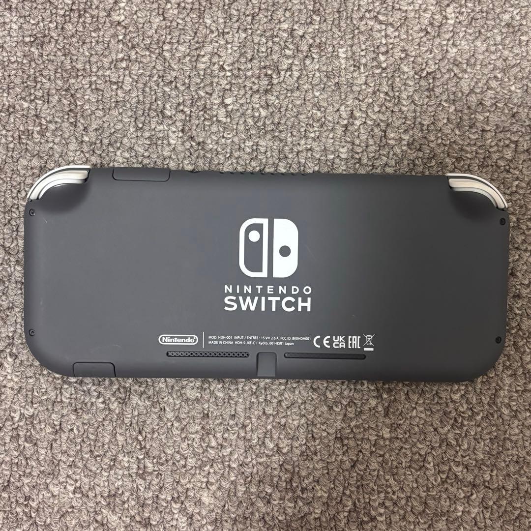 Nintendo Switch Lite グレー 充電器・カセット