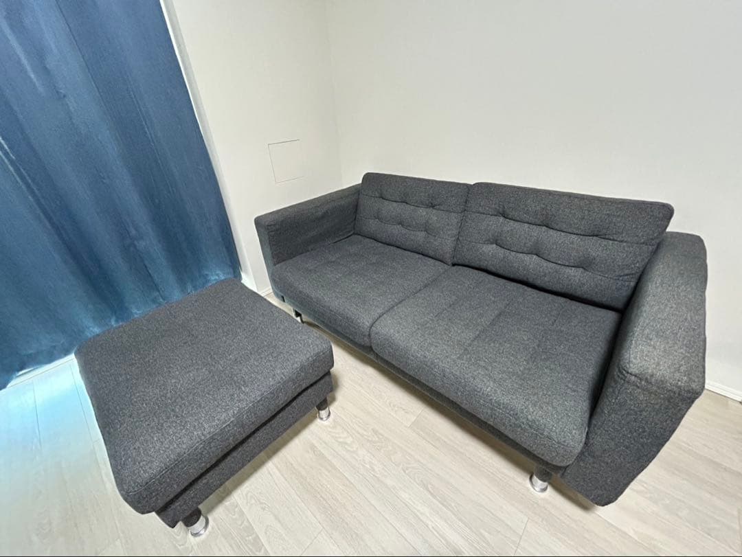IKEA ランズクローナ グレー ソファ 美品