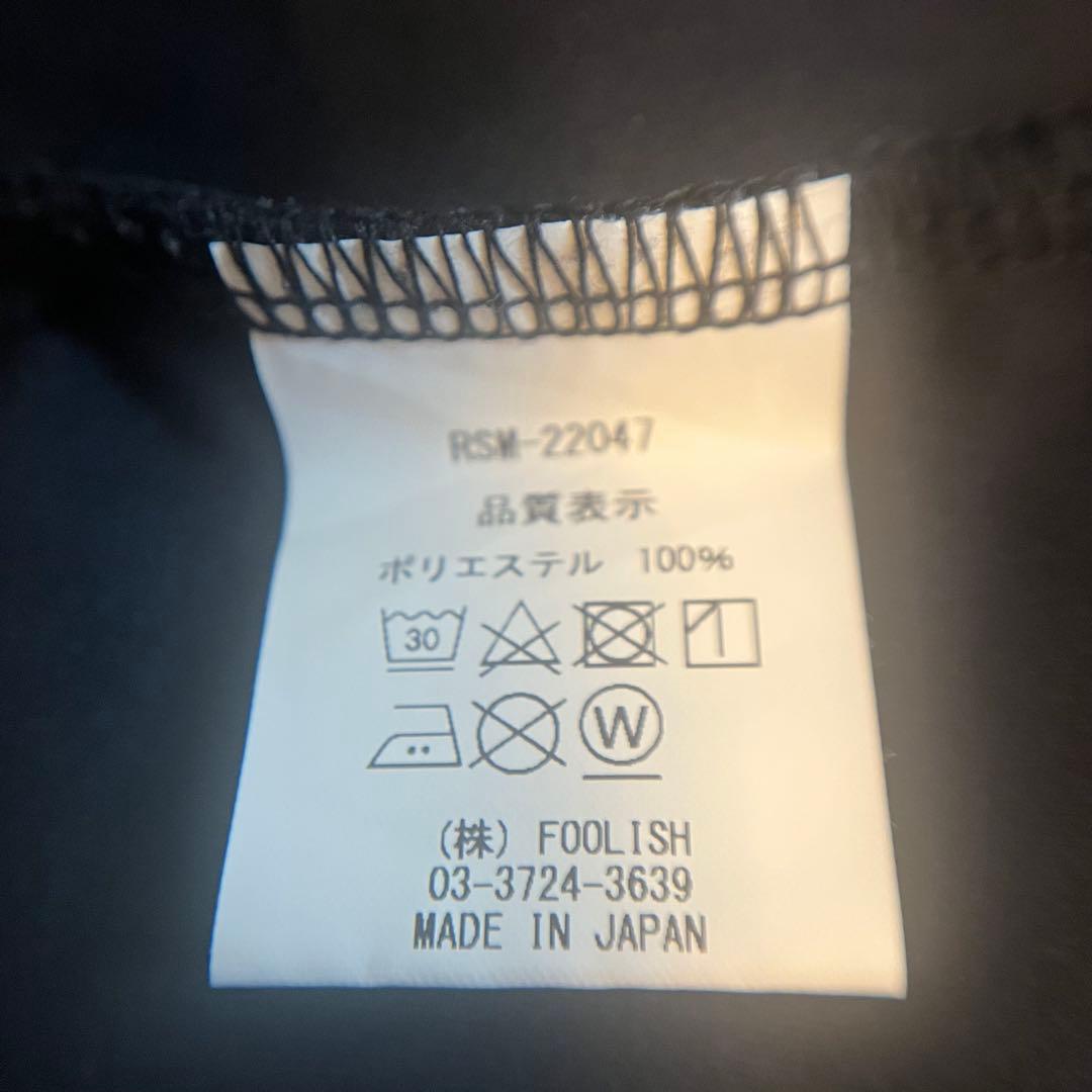 ［美品］rough & swell ゴルフウェア 半袖 ロゴ ブラック M
