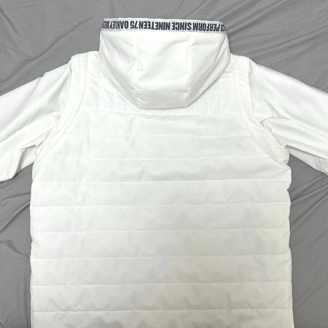 【美品】OAKLEY オークリー ゴルフ フード付き 2WAYジャケット XL