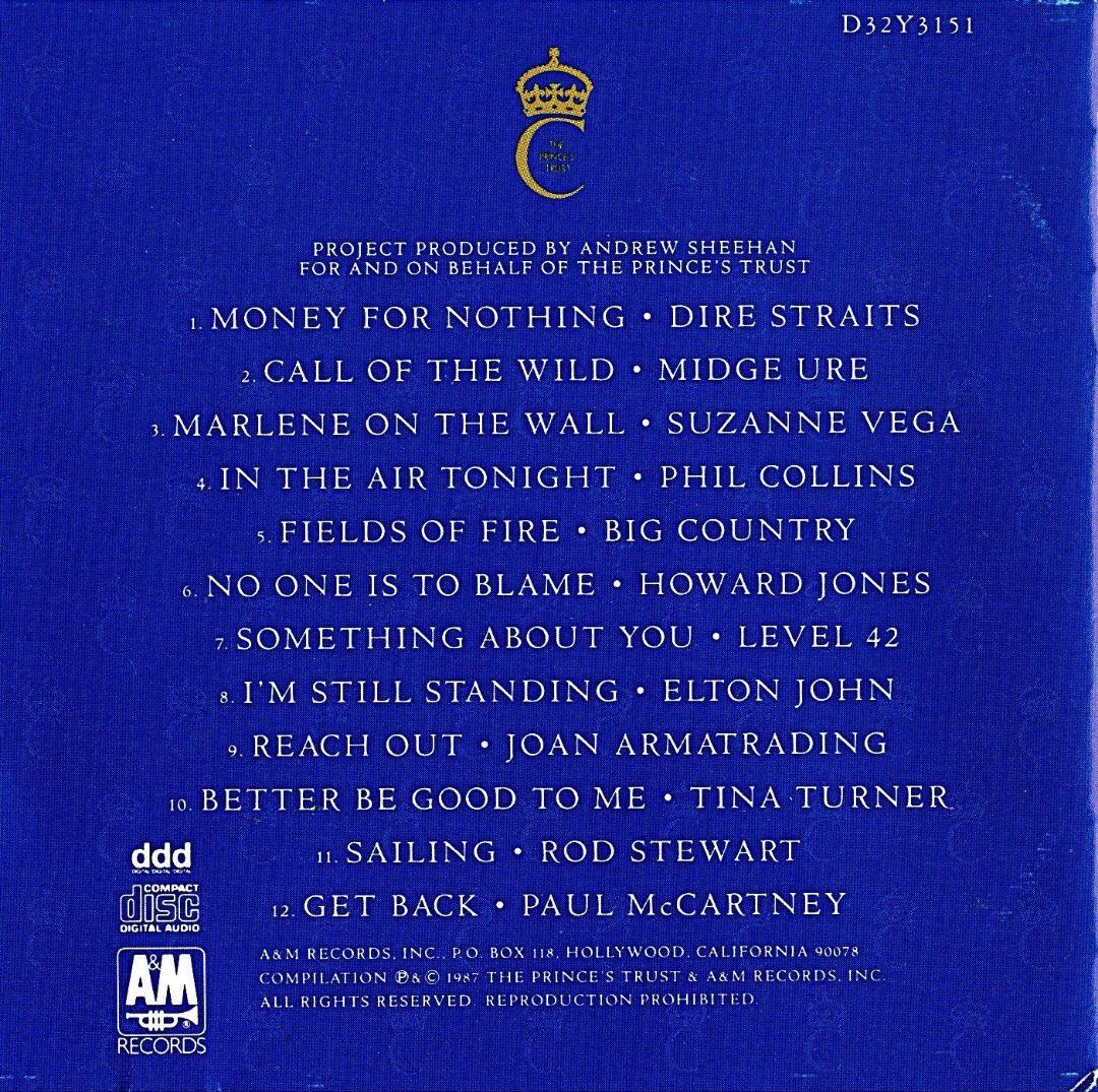 PRINCE'STRUST ROCK CONCERT 1986国内盤DVD+CD